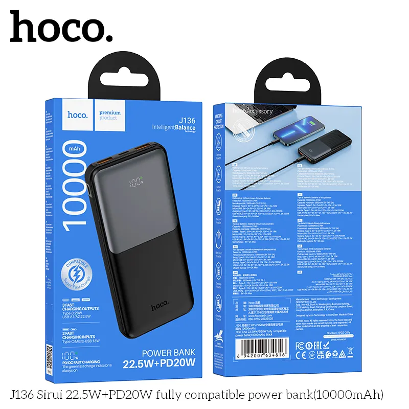 Thiết kế nhỏ gọn, vỏ ABS+PC bền bỉ chống cháy