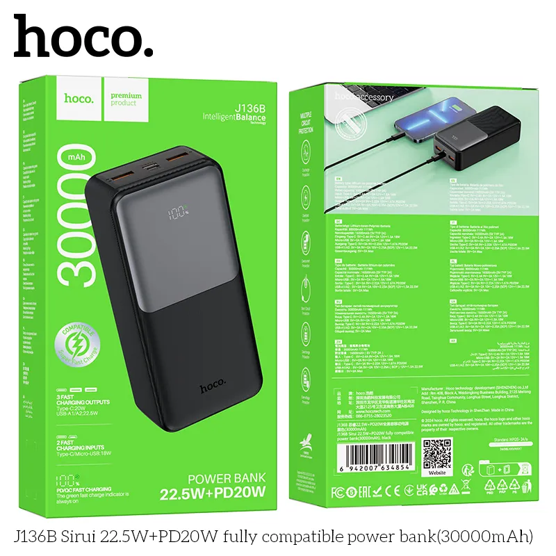 Thiết kế nhỏ gọn, vỏ ABS chống cháy