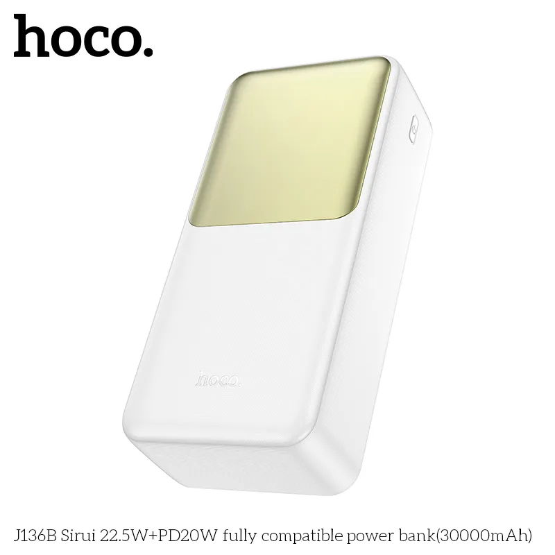 Đóng gói gồm Pin dự phòng, cáp sạc, hướng dẫn sử dụng