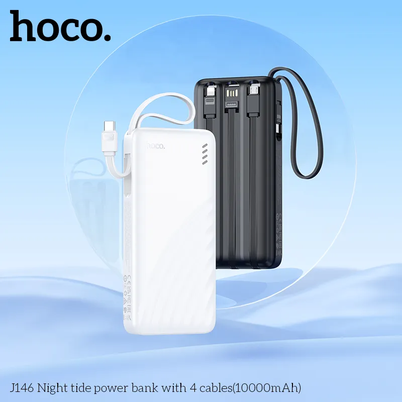 Tính năng chi tiết gồm đèn LED báo tình trạng pin và 4 cổng sạc