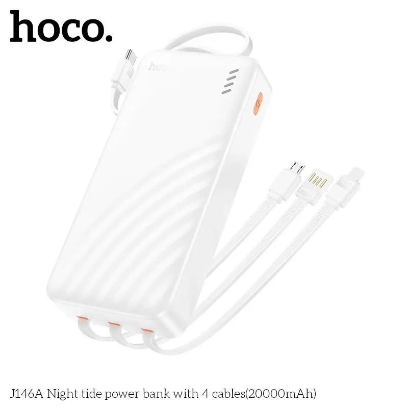 Pin dự phòng Hoco J146A với vỏ chống cháy ABS + PC bền bỉ