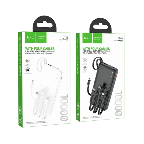 Pin Dự Phòng Hoco J148 Handy PD20W kèm cáp (EU) 5000mAh