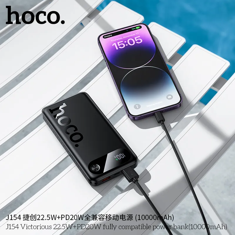 Pin dự phòng Hoco J154 Victorious dung lượng lớn 10000mAh công suất cao