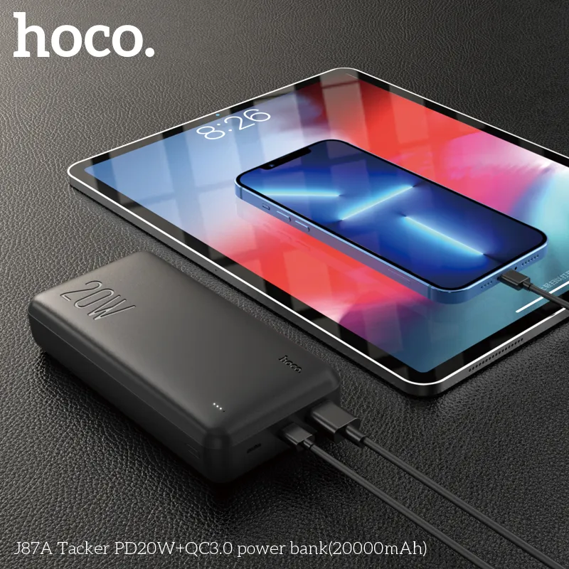 Pin dự phòng Hoco J87A Tacker 20000mAh hiệu năng cao