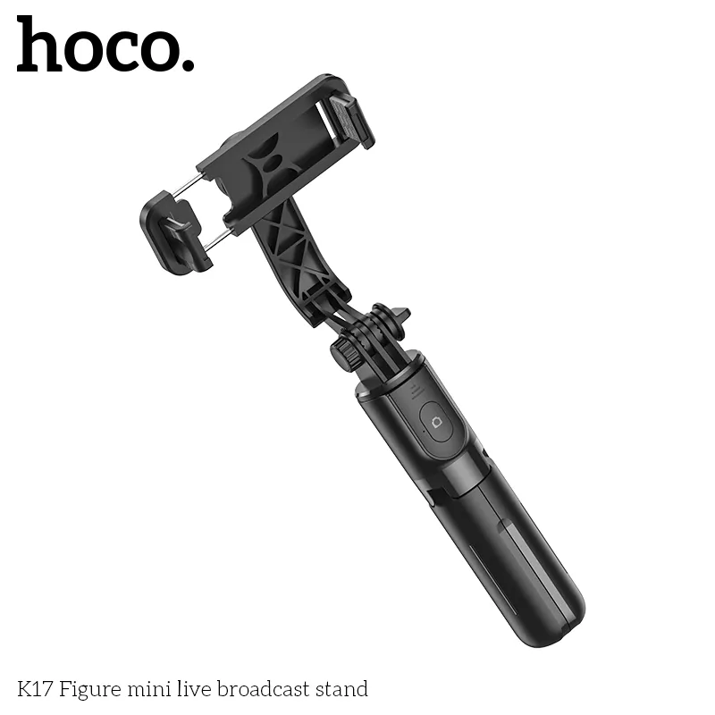 Gậy Tự Sướng Hoco K17 Figure mini thiết kế nhỏ gọn, tiện lợi cho chụp ảnh cá nhân