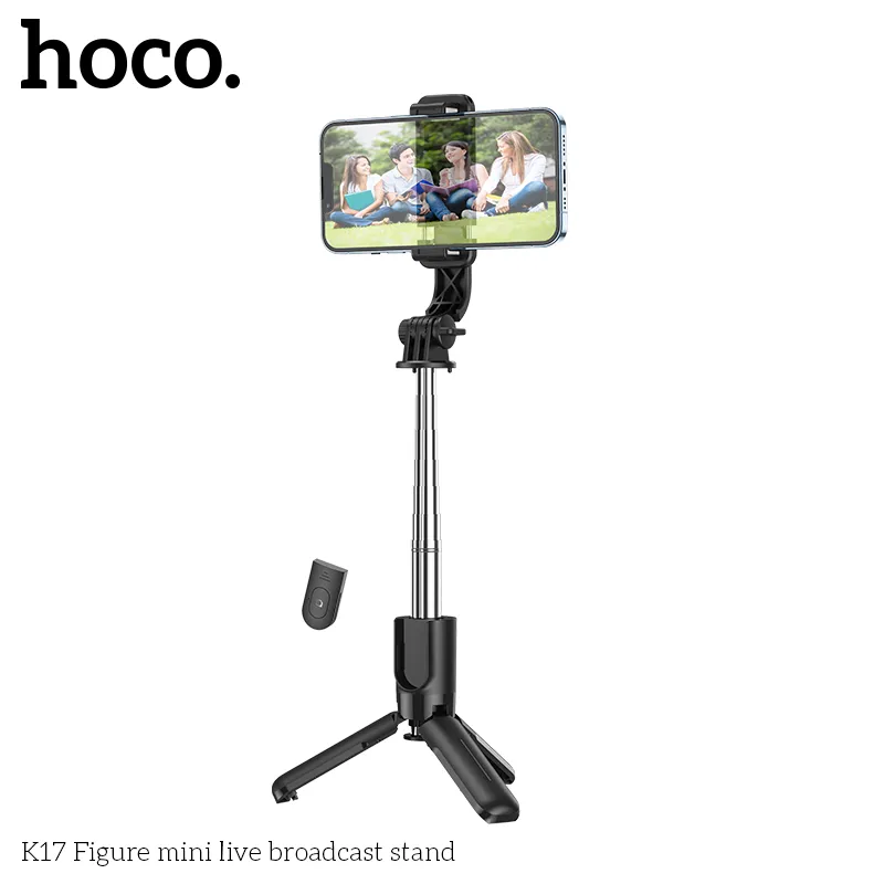 Gậy Tự Sướng Hoco K17 Figure mini công năng Bluetooth điều khiển từ xa tiện lợi