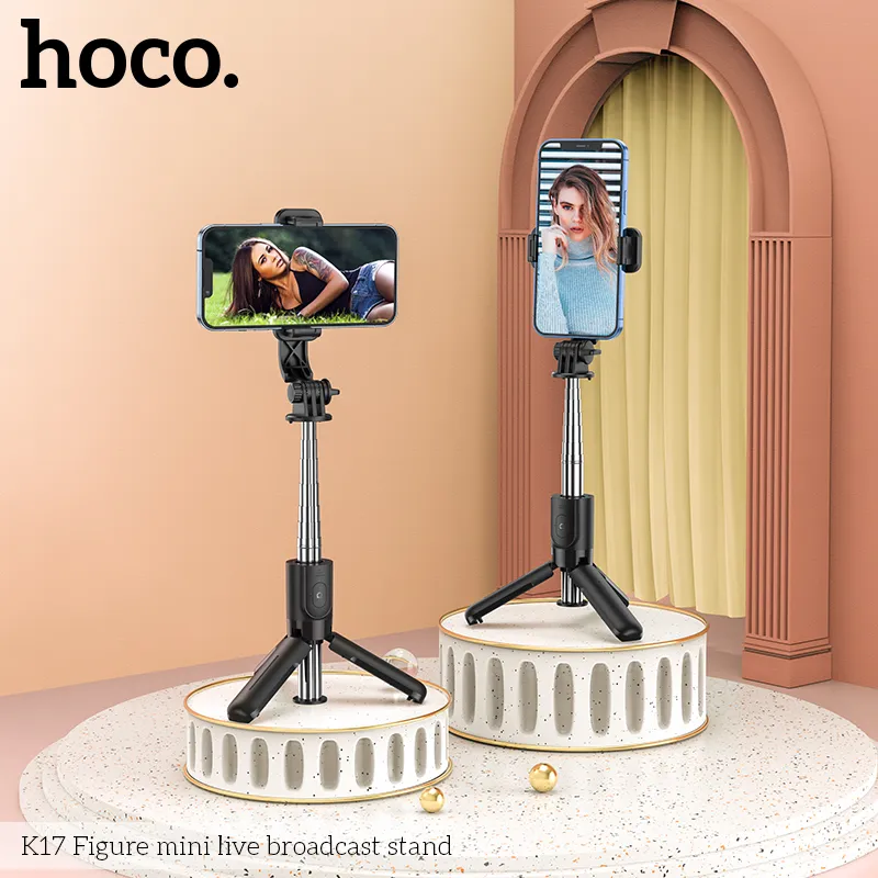 Gậy Tự Sướng Hoco K17 Figure mini trải nghiệm sử dụng mượt mà, ổn định kết nối
