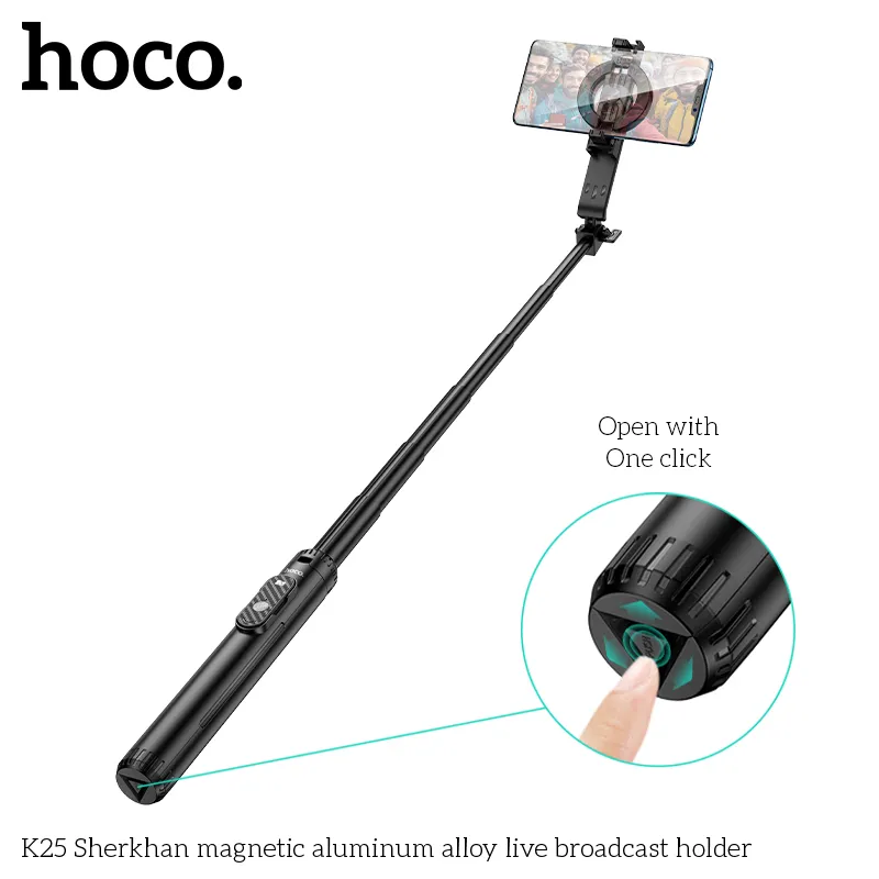 Trải nghiệm chụp ảnh ổn định, kết nối nhanh, pin lâu dài với Gậy Tự Sướng Hoco K25 Sherkhan