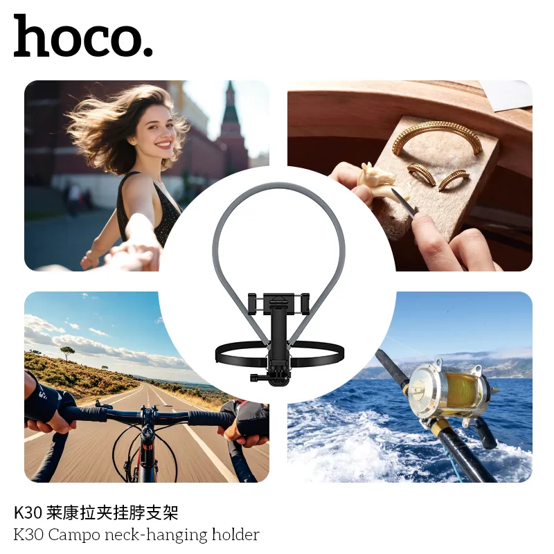 Gậy tự sướng Hoco K30 Campo treo cổ tiện lợi cho chụp ảnh và phát trực tiếp