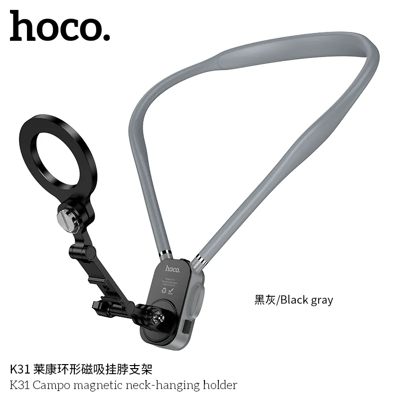 Trải nghiệm người dùng mượt mà với gậy tự sướng Hoco K31 Campo treo cổ