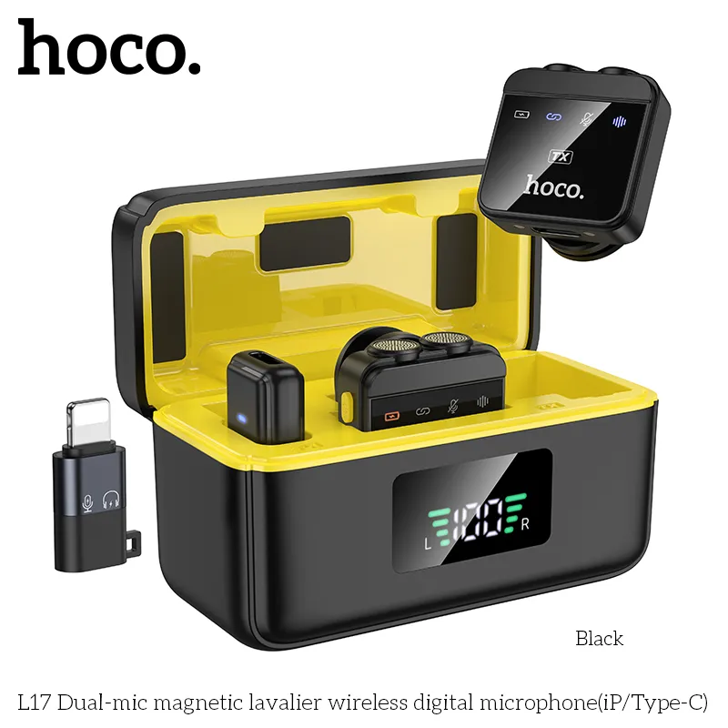 Mic Không Dây Hoco L17 - Mô tả chung về sản phẩm mic không dây chất lượng cao