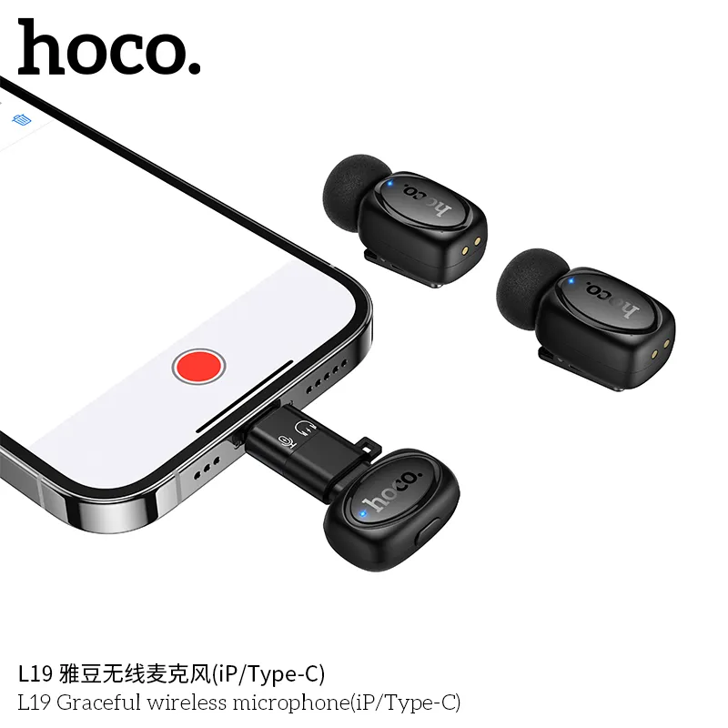 Thương hiệu Hoco uy tín với sản phẩm Mic Không Dây L19 Graceful