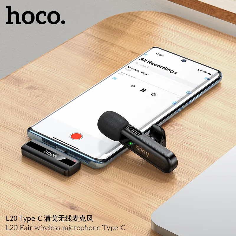 Micro không dây Hoco L20 nhỏ gọn tinh tế