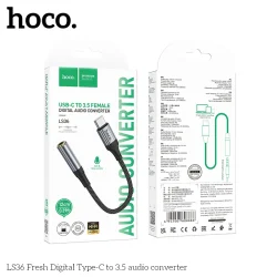 Cáp Chuyển Đổi Âm Thanh Hoco LS36 Fresh Digital Type-C to 3.5
