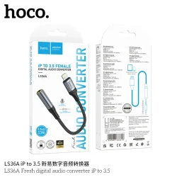 Cáp Chuyển Đổi Âm Thanh Hoco LS36A Fresh Digital iP to 3.5
