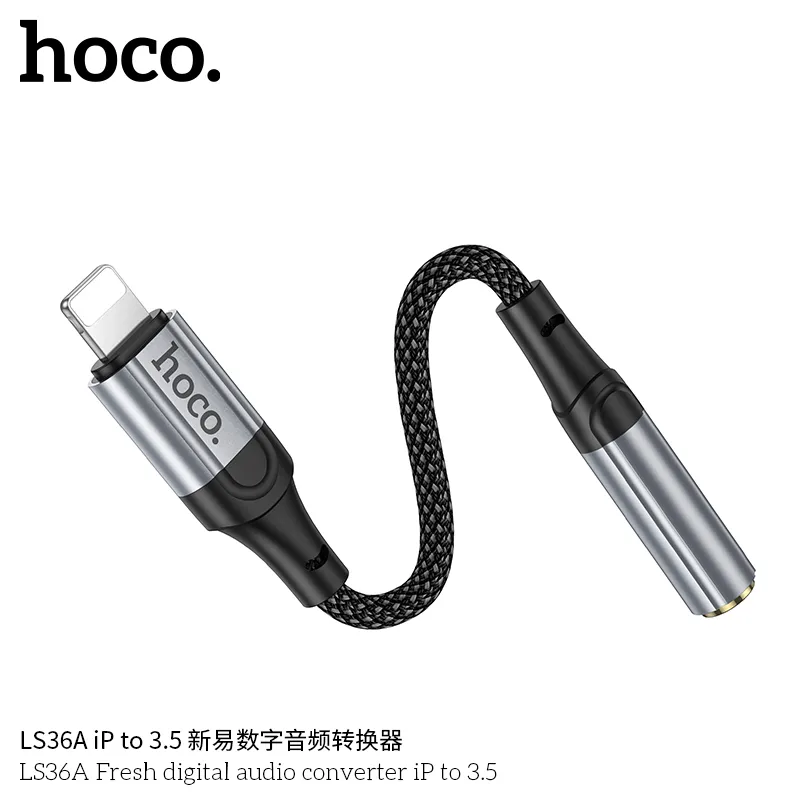 Trải nghiệm âm thanh thuần khiết với Cáp Hoco LS36A Fresh Digital