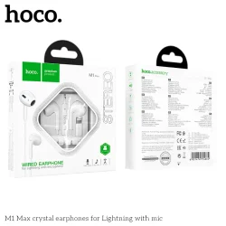 Tai Nghe Có Dây iP Hoco M1 Max Crystal Earphones With Mic