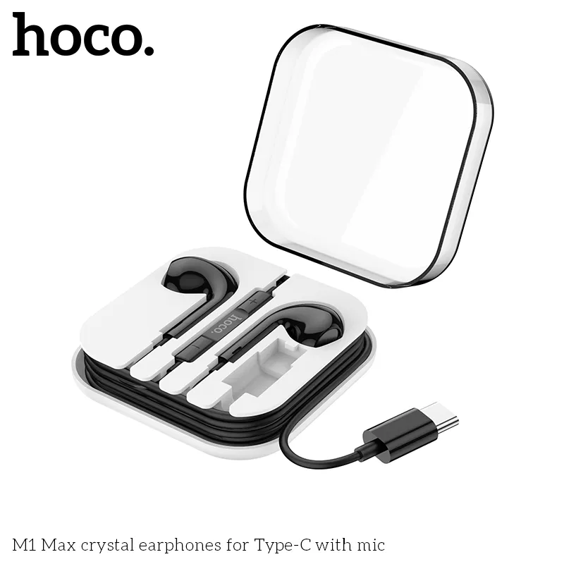 Tai nghe có dây Type-C Hoco M1 Max Crystal công năng ổn định, âm thanh sống động