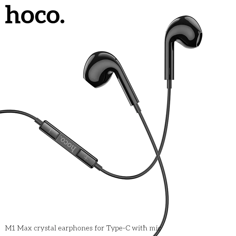 Trải nghiệm âm thanh rõ nét với tai nghe có dây Hoco M1 Max Crystal