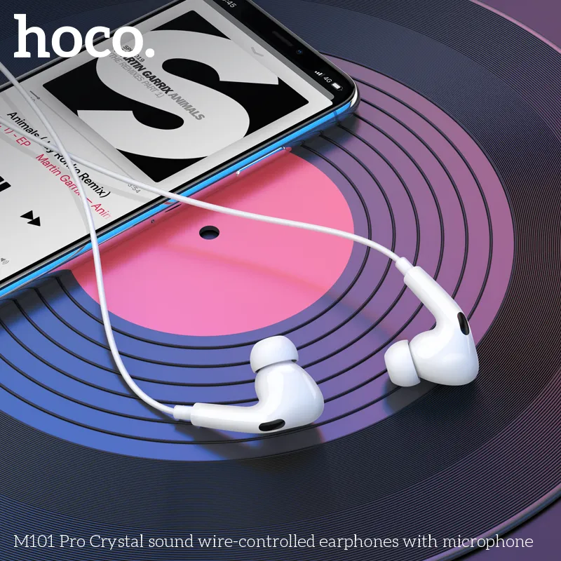 Tai nghe Hoco M1 Pro Original series thiết kế nhỏ gọn, cáp bền bỉ, dễ dàng sử dụng hàng ngày