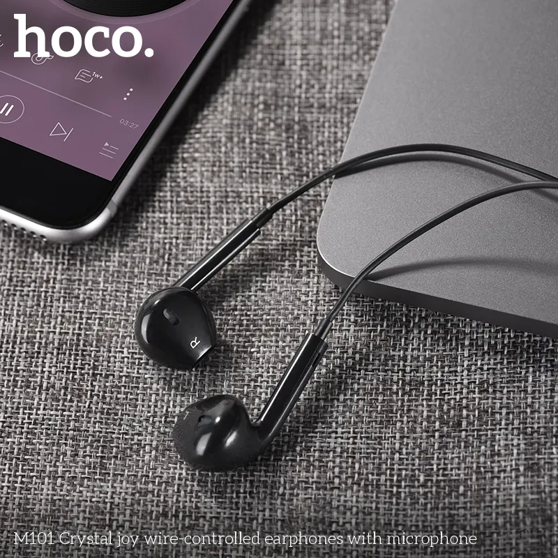 Trải nghiệm âm thanh chân thực với tai nghe Hoco M101, bass sâu, mic nhạy