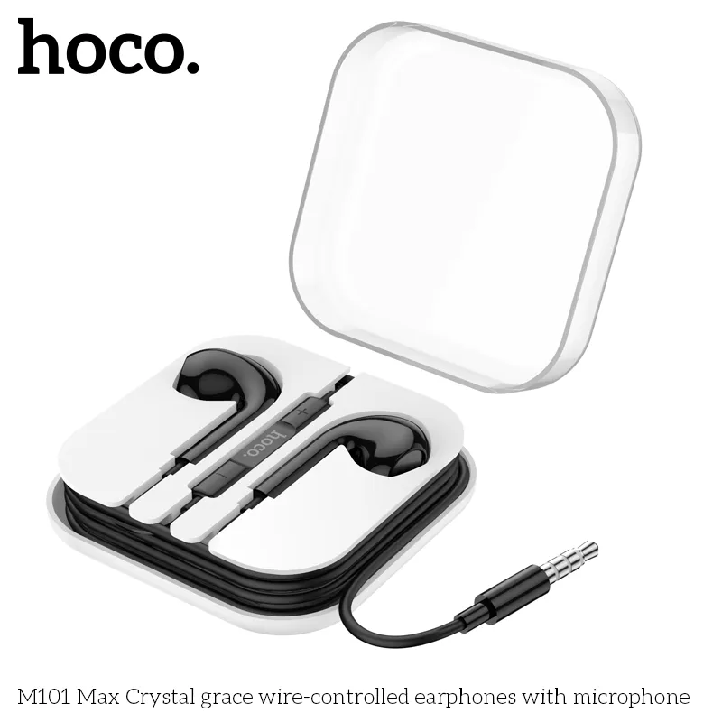 Âm thanh rõ nét từ tai nghe Hoco M101 Max Crystal grace