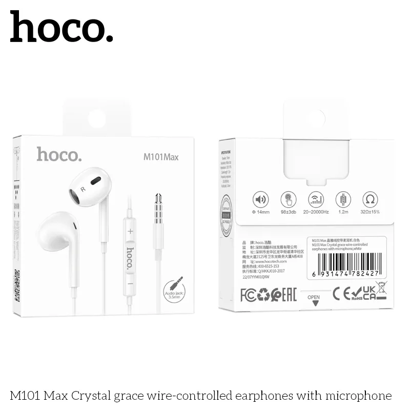Đóng gói tiện lợi, bảo quản tai nghe Hoco M101 Max an toàn