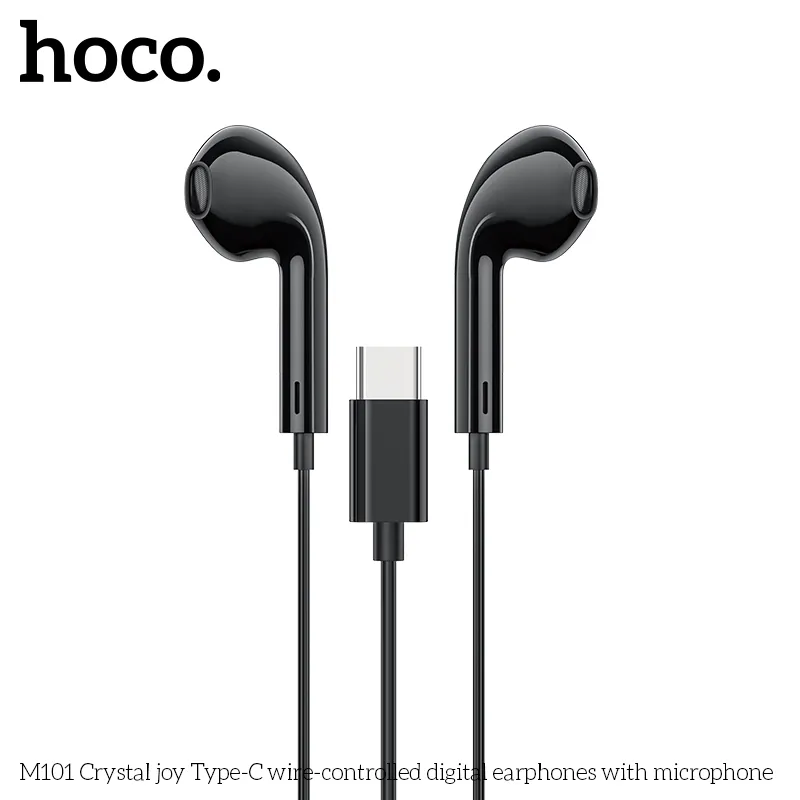 Trải nghiệm âm thanh sống động với Tai nghe Hoco M101 Crystal Joy Wire-Controlled