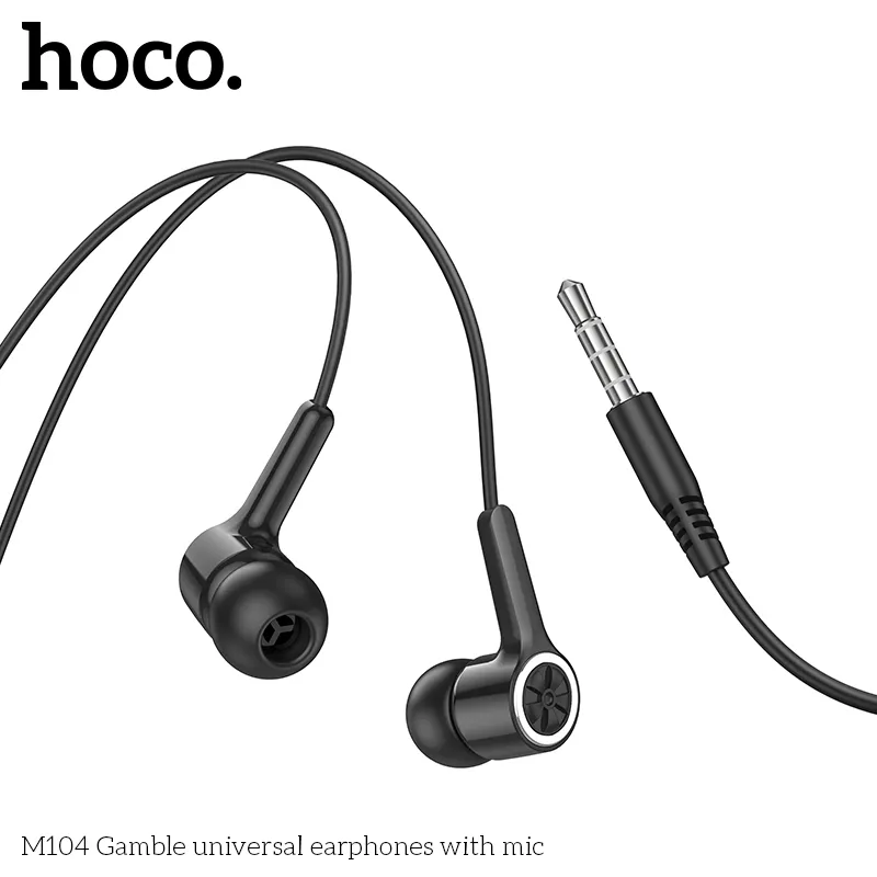 Trải nghiệm âm thanh Hoco M104 từ bass sâu, treble sáng, thoải mái khi đeo lâu
