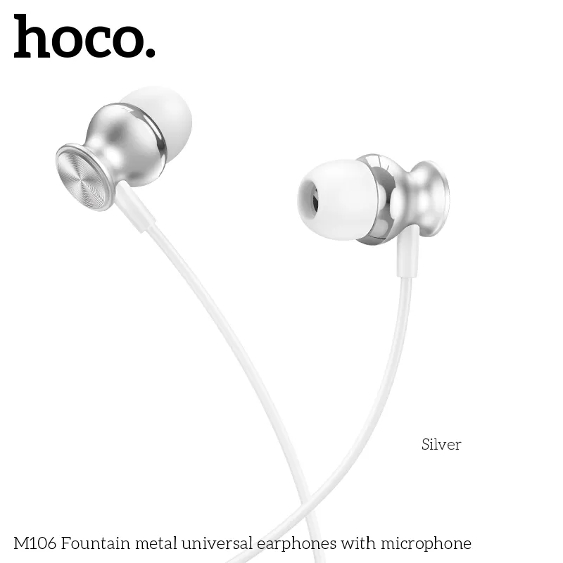 Tai nghe Hoco M106 thiết kế tinh tế ôm tai thoải mái