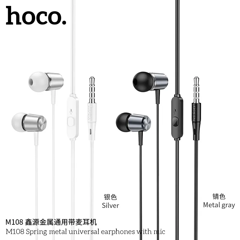 Đóng gói chắc chắn bảo vệ tai nghe Hoco M108, dễ dàng vận chuyển