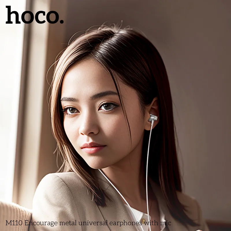 Tai nghe Hoco M110 thiết kế kim loại bền bỉ và sang trọng