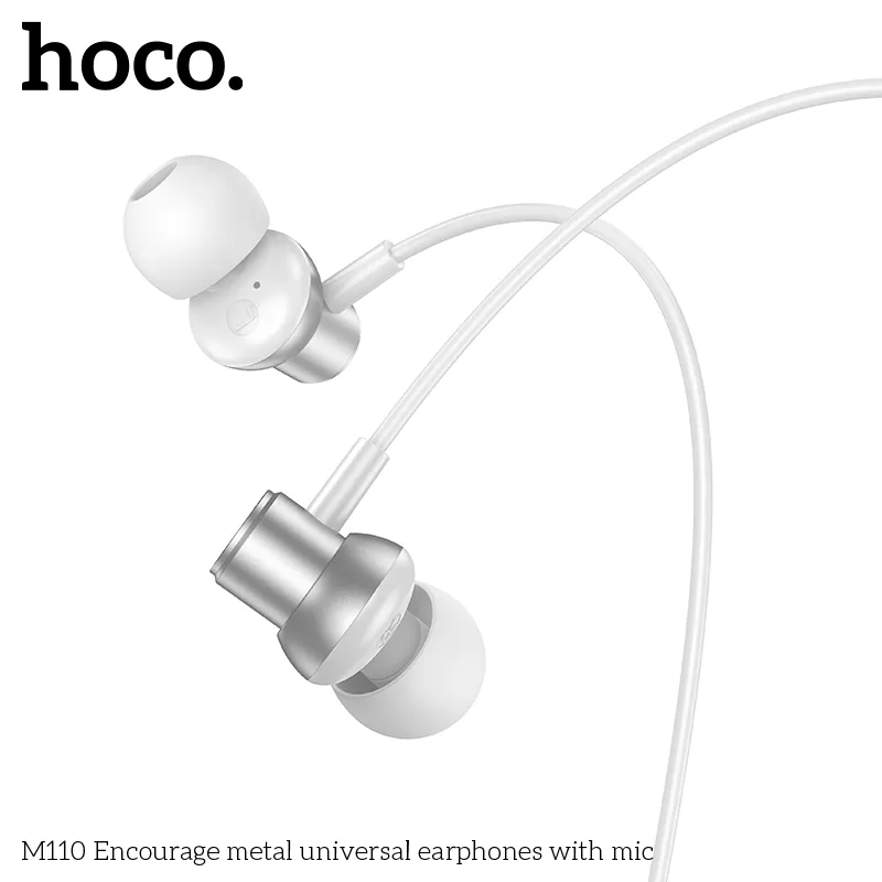 Tai nghe Hoco M110 có dây 3.5mm âm thanh chuẩn công nghệ cao
