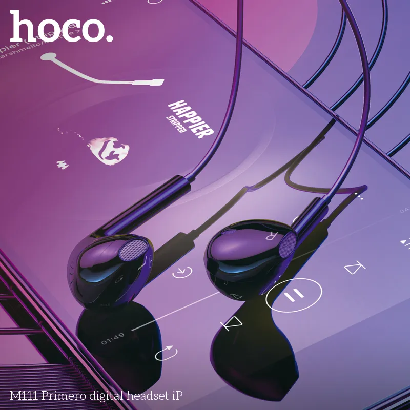 Tai nghe có dây iP Hoco M111 Primero Digital Headset với thiết kế gọn nhẹ và chất lượng âm thanh rõ nét