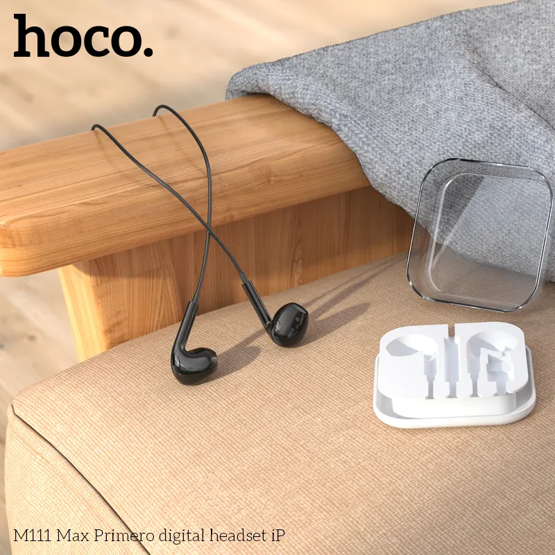 Tai nghe có dây iP Hoco M111 Max Primero Digital Headset thiết kế hiện đại, âm thanh chất lượng cao