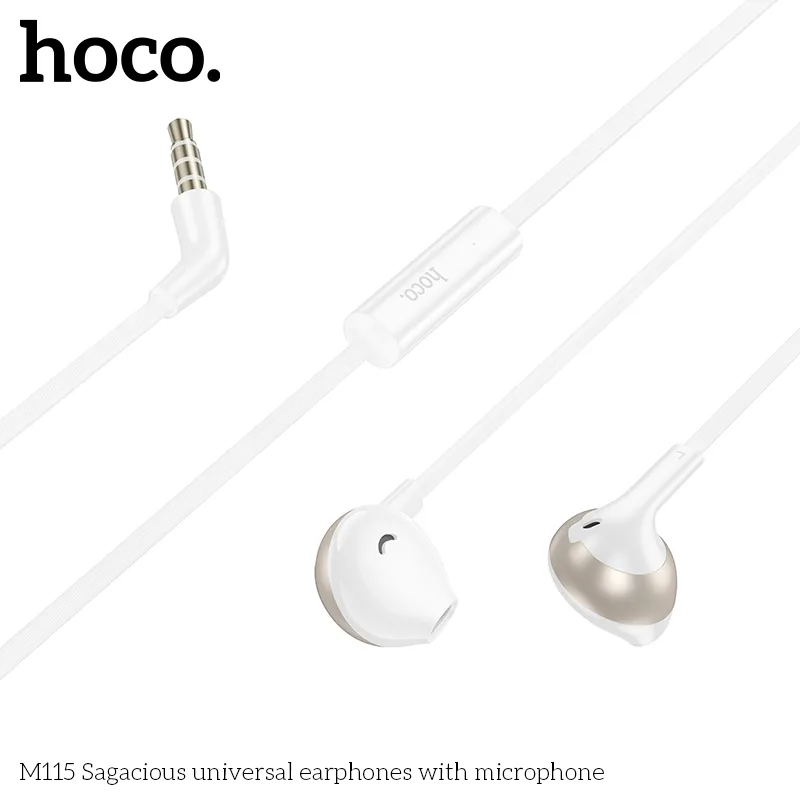 Tai nghe có dây Hoco M115 với thương hiệu uy tín Hoco chính hãng
