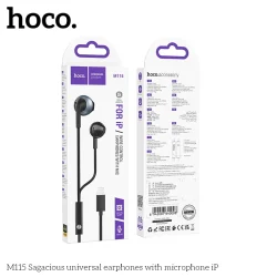 Tai Nghe Có Dây iP Hoco M115 Sagacious Universal Earphones With Microphone