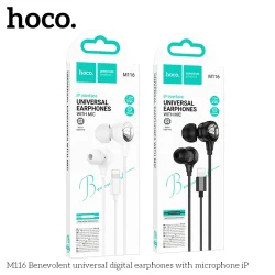 Tai Nghe Có Dây iP Hoco M116 Benevolent Universal Digital Earphones With Microphone