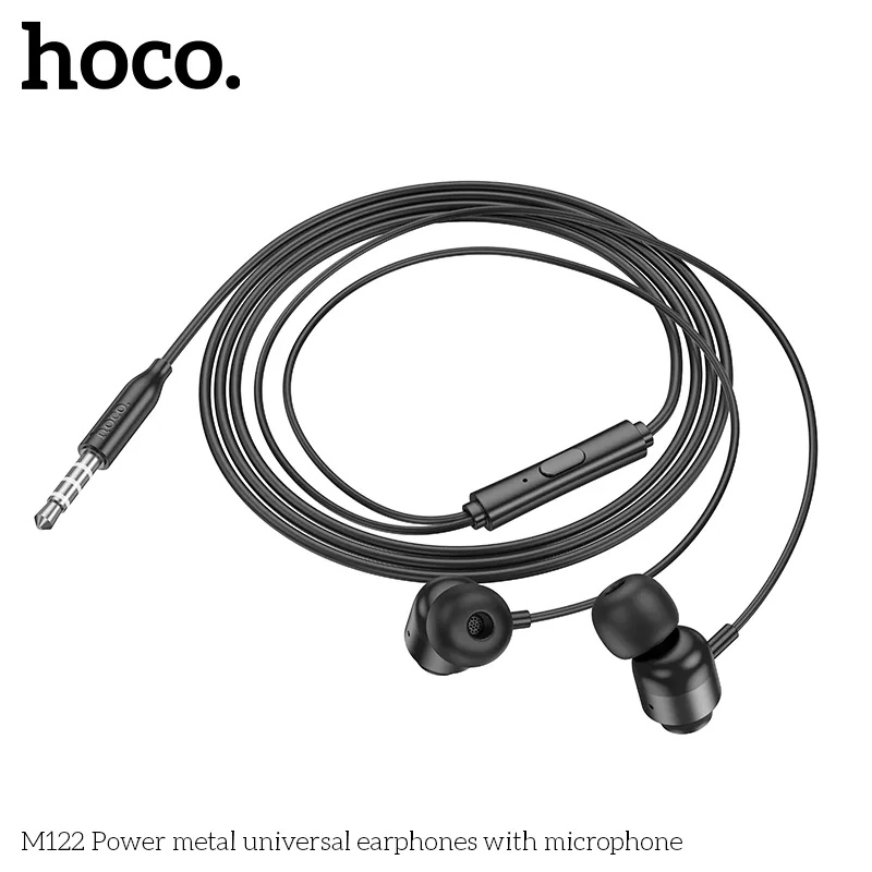 Công năng tai nghe Hoco M122 âm thanh chuẩn, mic hỗ trợ đàm thoại rõ nét