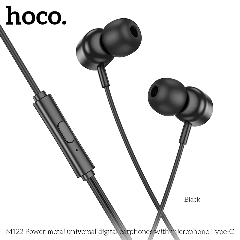 Tính năng chi tiết tai nghe Hoco M122: dài cáp 1,2m, trọng lượng nhẹ 13g