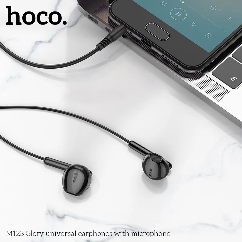 Tai nghe Hoco M123 Glory universal nhỏ gọn, phù hợp mọi đối tượng sử dụng