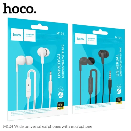 Tai Nghe Có Dây 3.5mm Hoco M124 Wide universal