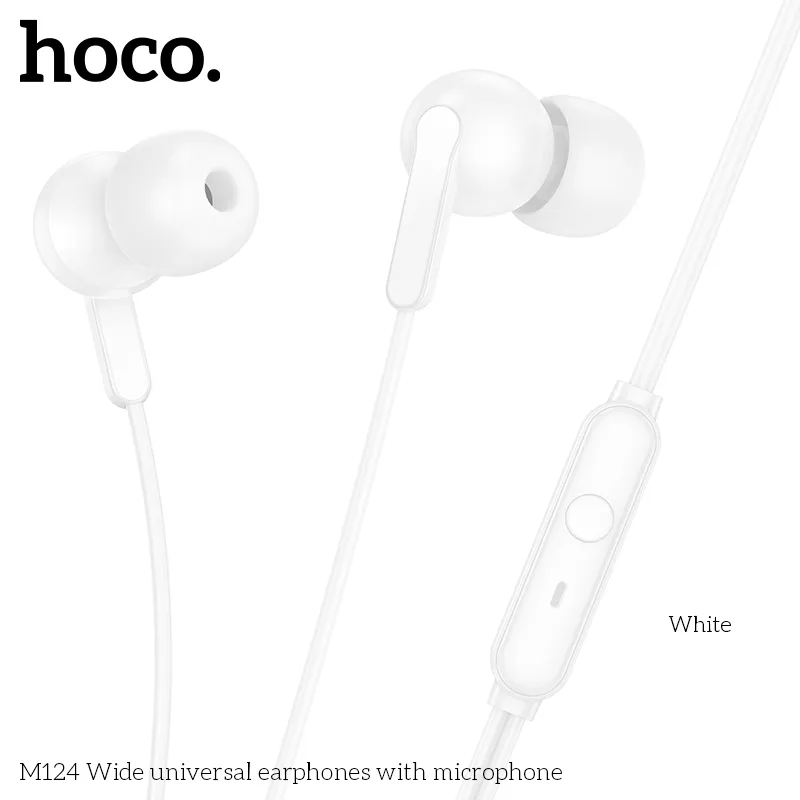 Đóng gói tai nghe Hoco M124 bảo vệ sản phẩm an toàn khi vận chuyển