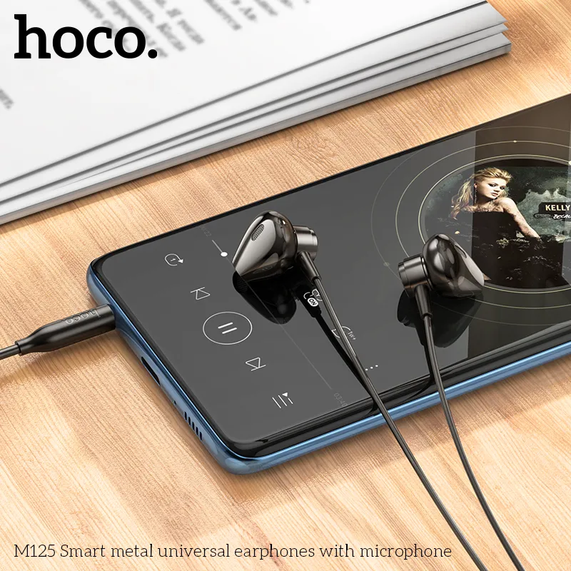 Tai nghe Hoco M125 công năng đa dạng, âm thanh sống động, micrô tích hợp tiện lợi