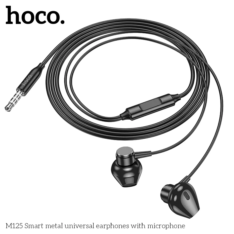 Trải nghiệm âm thanh chân thực với tai nghe Hoco M125, dây dài 1,2m thuận tiện sử dụng