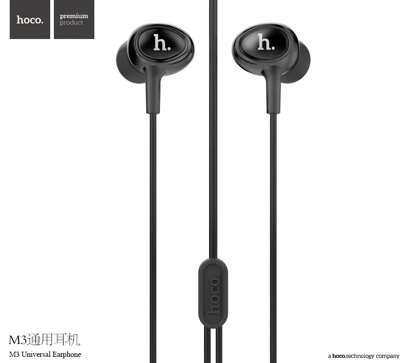 Thương hiệu Hoco uy tín, tai nghe Hoco M3 universal chính hãng