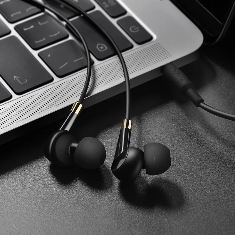 Tai nghe có dây 3.5mm Hoco M58 với thiết kế hiện đại và bền bỉ