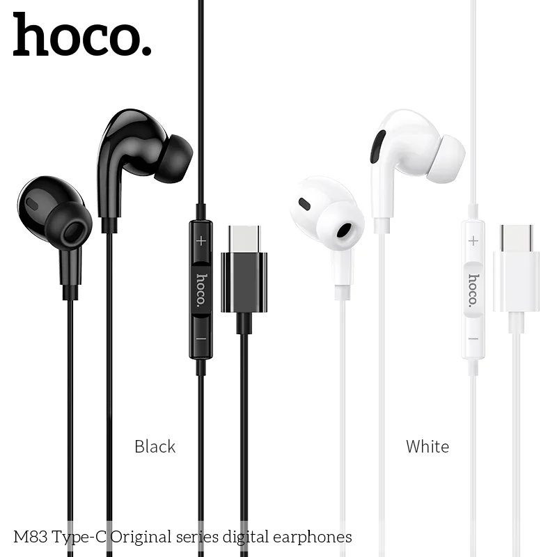 Tai nghe có dây Type-C Hoco M83 Original Series Digital thiết kế hiện đại, chất lượng âm thanh sống động