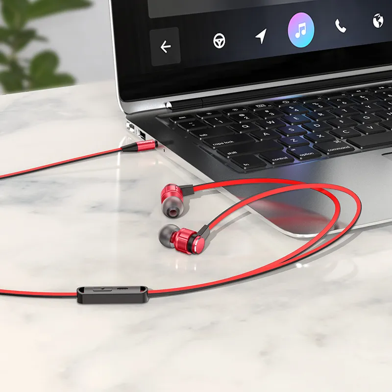 Tai nghe có dây 3.5mm Hoco M85 với âm thanh Platinum Sound chuẩn xác và sống động