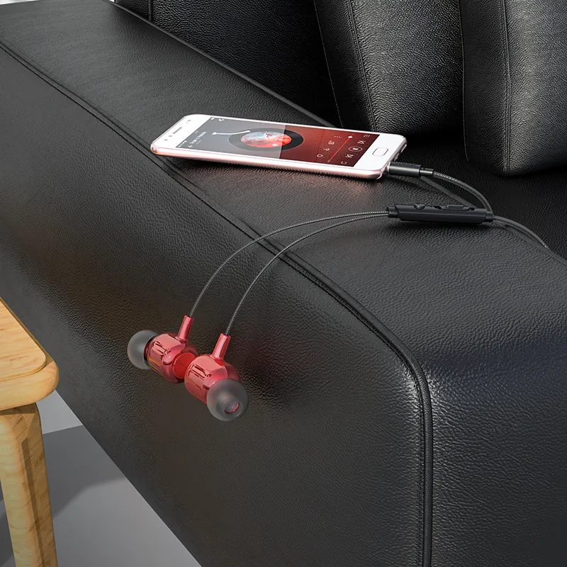 Tai nghe có dây 3.5mm Hoco M87 String wired, thiết kế gọn nhẹ dễ sử dụng